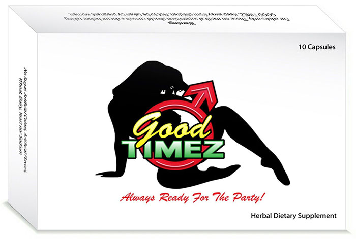 Good Timez - Male Supplement Designed to Improve Performance